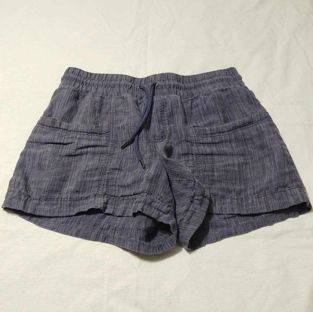 Athleta Cabo Linen Textured 4" Short
